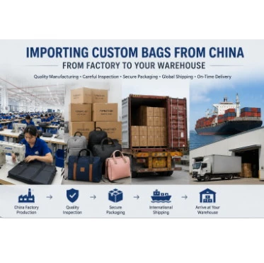 Từ nhà máy Trung Quốc đến kho hàng của bạn: Hướng dẫn nhập khẩu túi tùy chỉnh